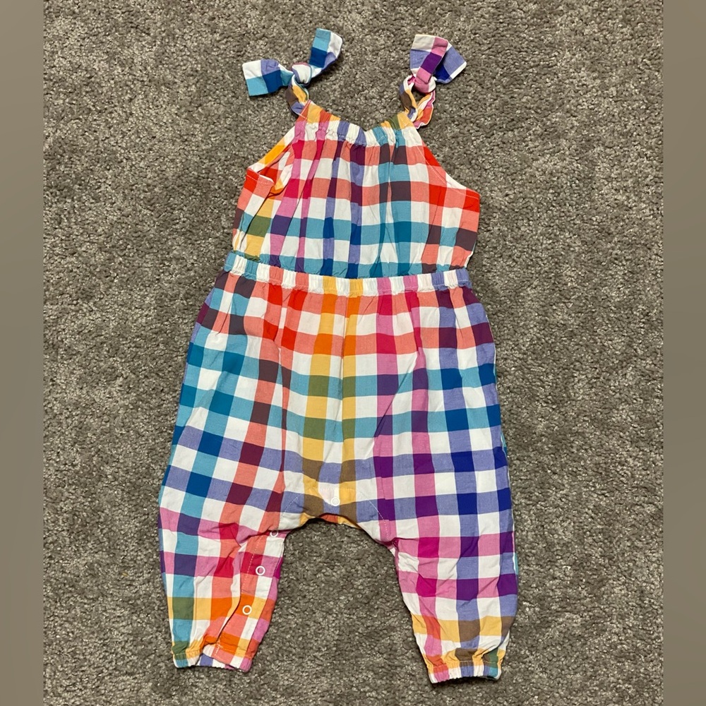 Tea Collection Tie Shoulder Baby Romper